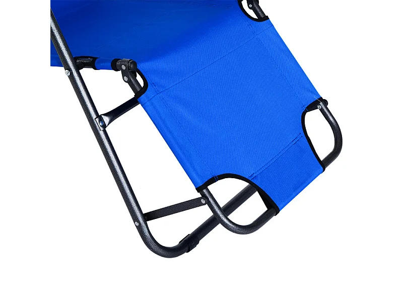 Chaise jardin  LUNA Bleue