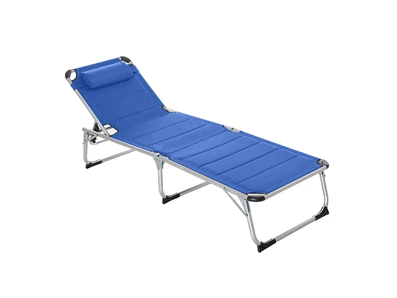 Bain de soleil pliable MAX bleu
