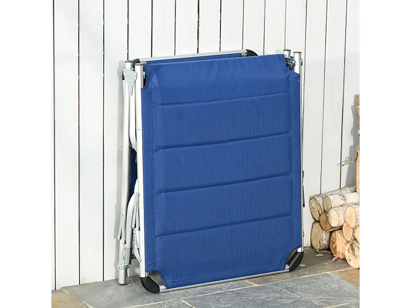 Bain de soleil pliable MAX bleu