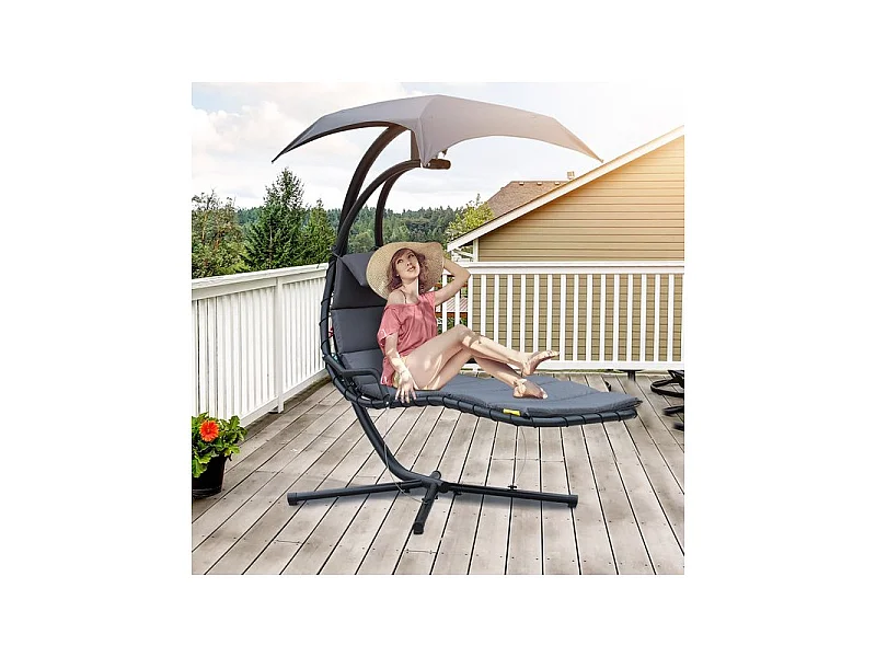 Bain de soleil suspendu Bahia gris foncé