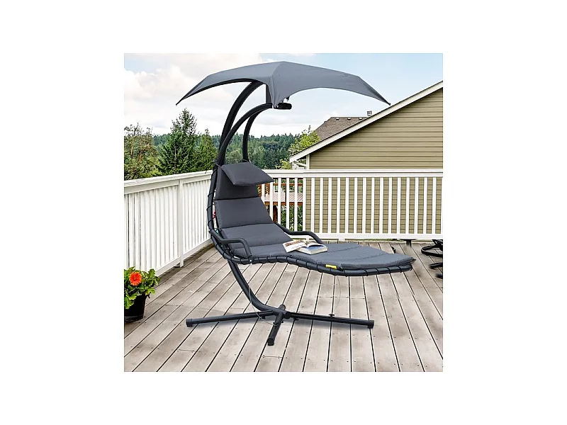 Bain de soleil suspendu Bahia gris foncé