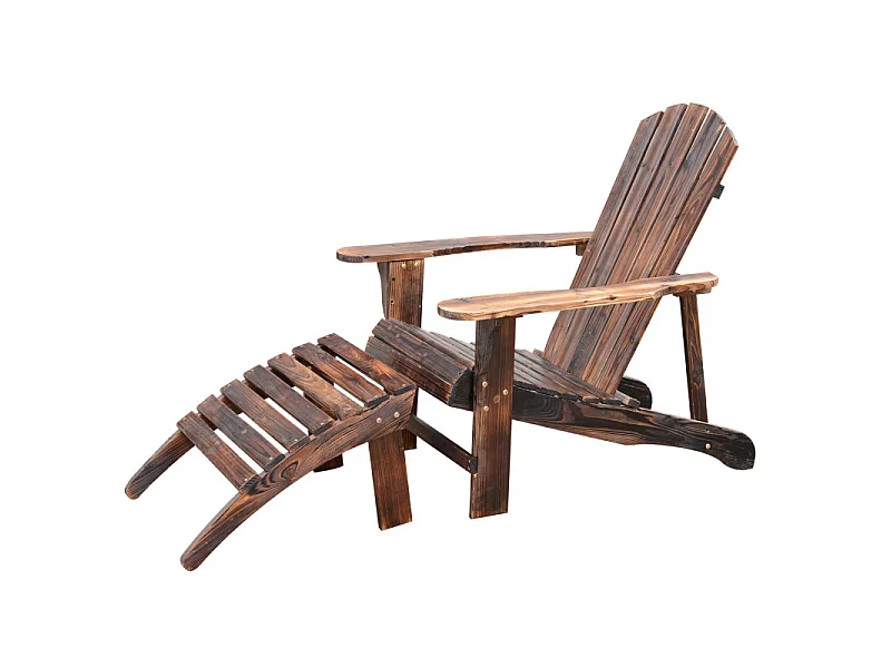 Fauteuil de jardin en bois naturel – WOODY