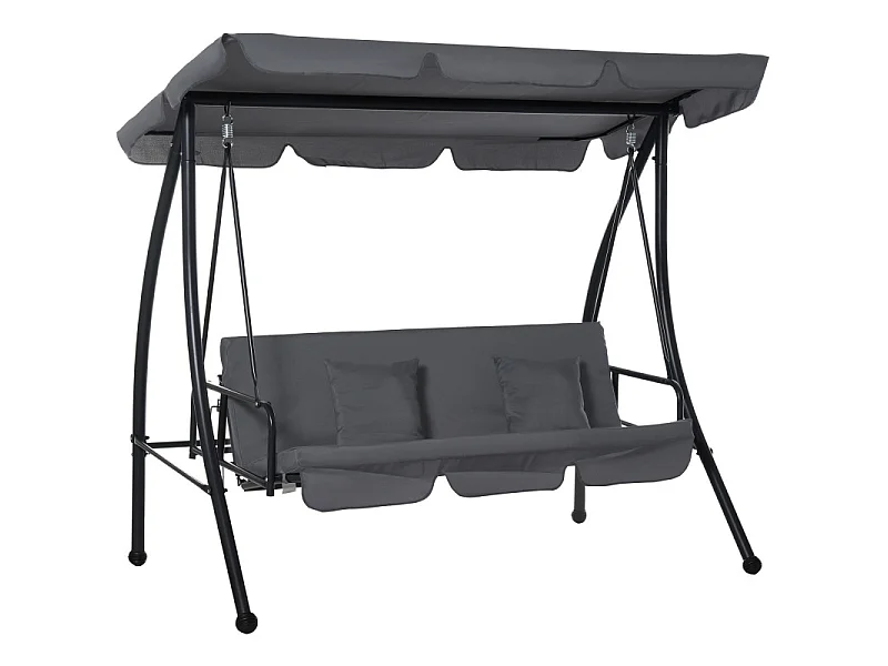 Balancelle de jardin AIDA noire