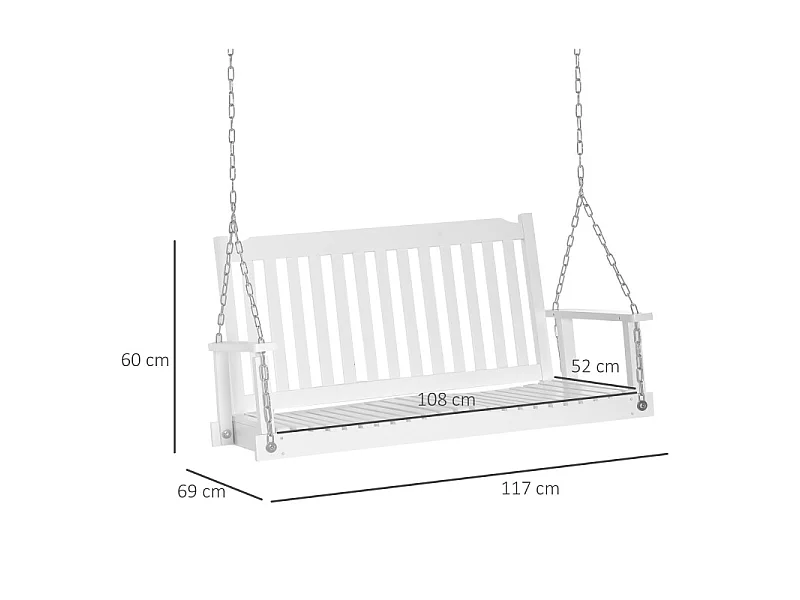 Banc suspendu ICARE blanc