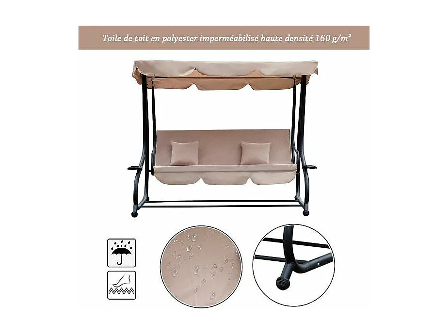 Balancelle Perroquet Beige