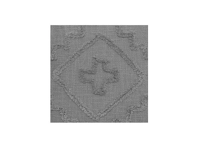 Coussin Déco Tufté "Inca" 40x40cm Gris