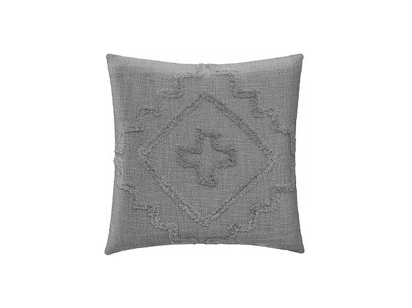 Coussin - Inca - L 40 cm x l 40 cm - Gris