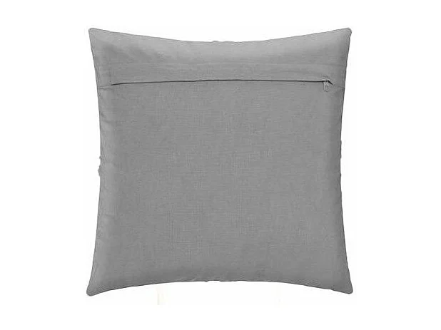 Coussin Déco Tufté "Inca" 40x40cm Gris