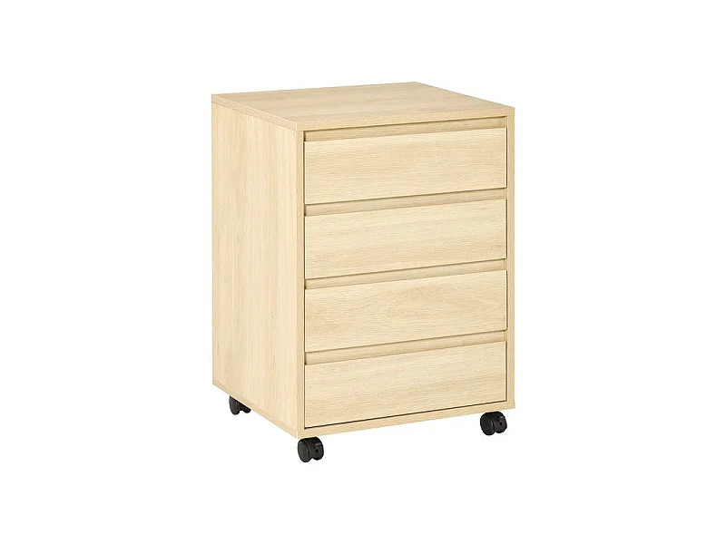 Caisson de bureau LEVALLOIS bois clair