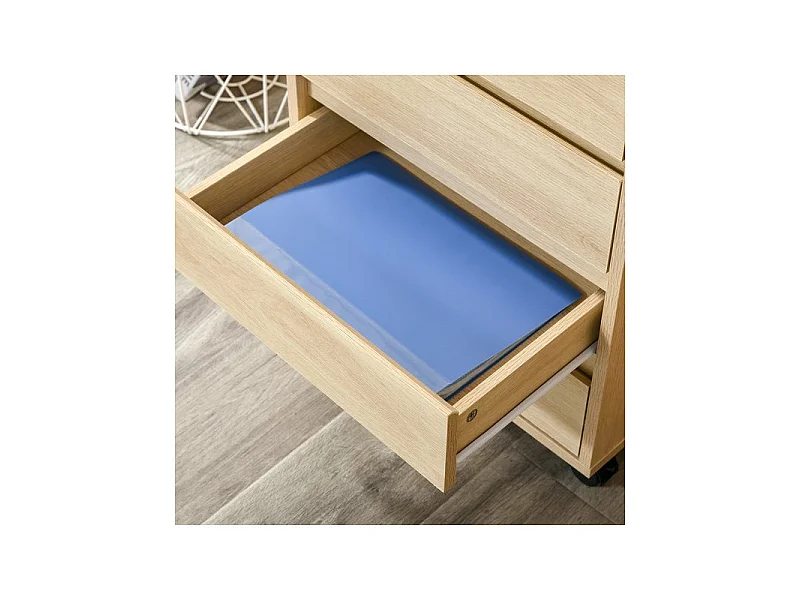 Caisson de bureau LEVALLOIS bois clair