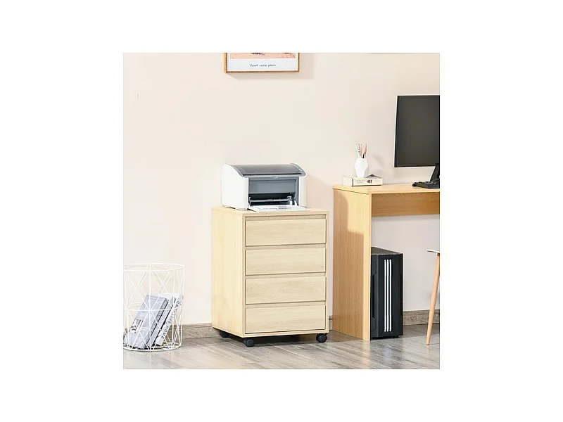 Caisson de bureau LEVALLOIS bois clair