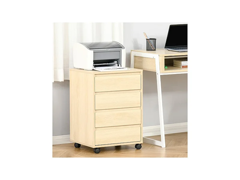 Caisson de bureau LEVALLOIS bois clair