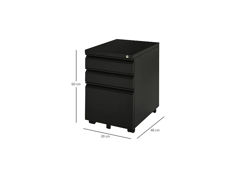 Caisson de bureau SEKUR noir
