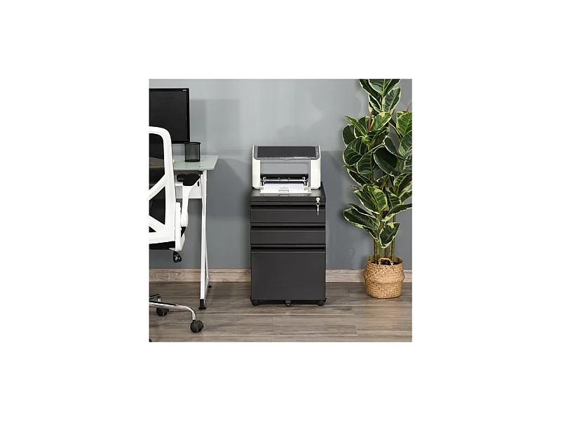 Caisson de bureau SEKUR noir