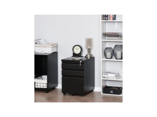 vente unique Caisson de bureau SEKUR noir