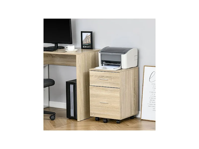 Caisson de bureau CIBIK chêne clair