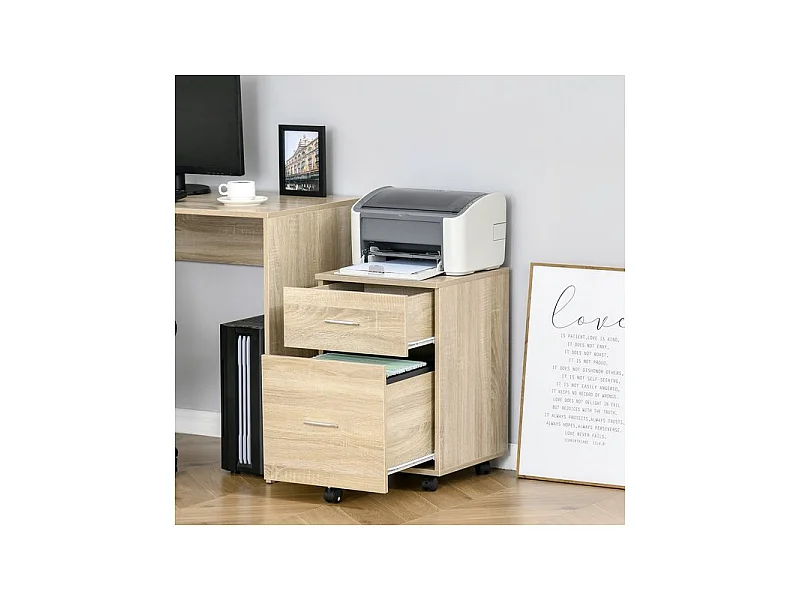 Caisson de bureau CIBIK chêne clair