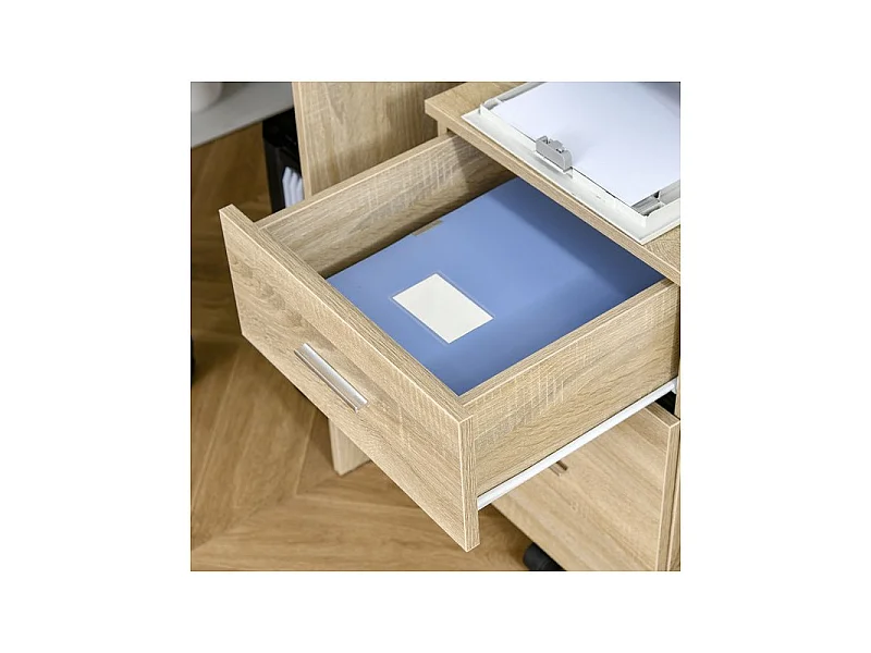 Caisson de bureau CIBIK chêne clair