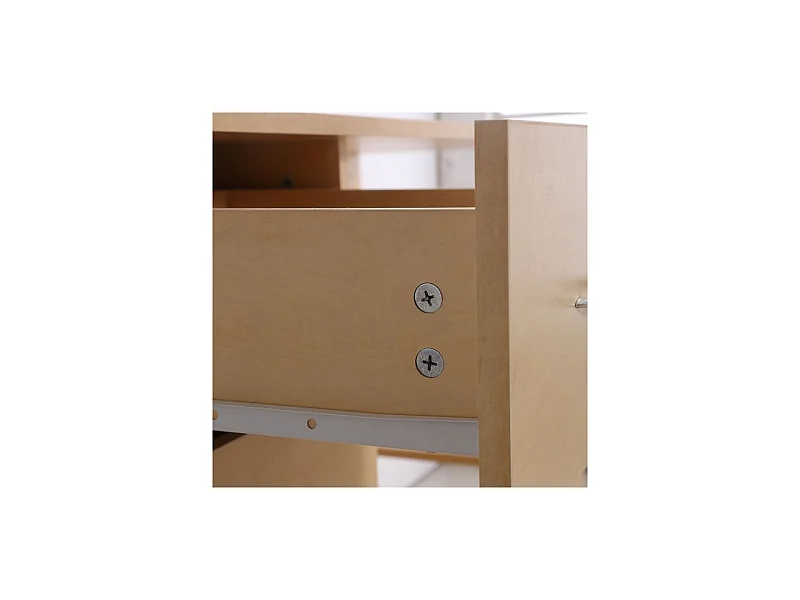 Bureau informatique STANFORD bois clair