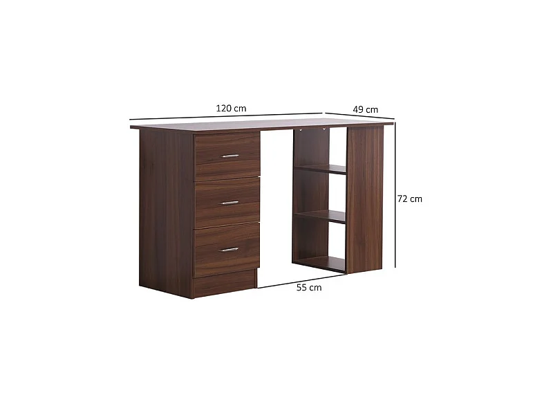 Bureau informatique RICARDO brun