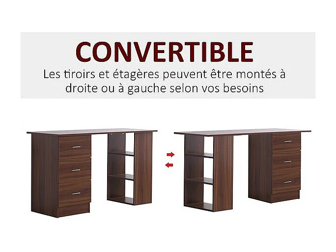 Bureau informatique RICARDO brun