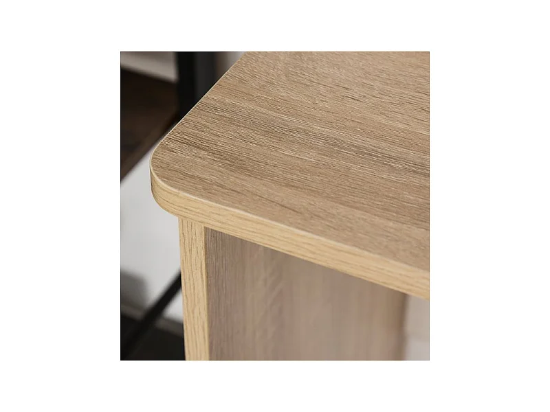 Bureau informatique BILL bois et blanc