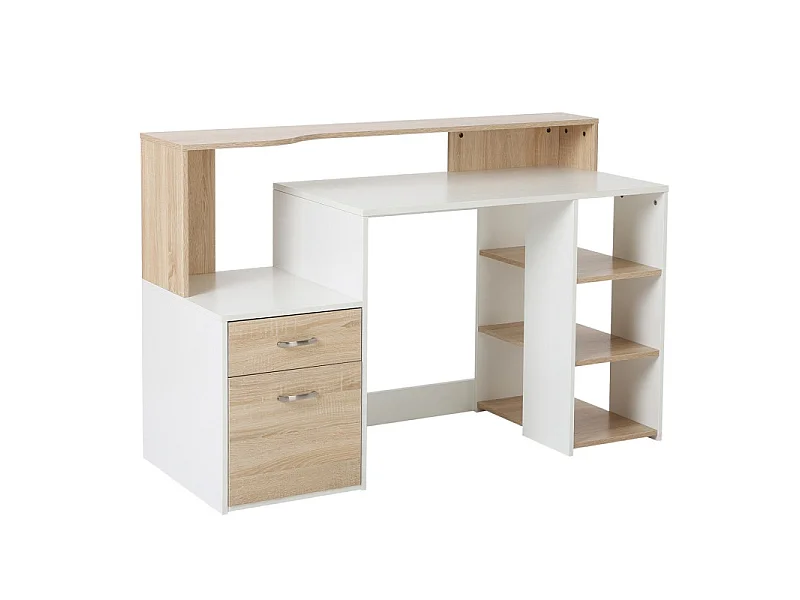 Bureau informatique Ase hêtre blanc