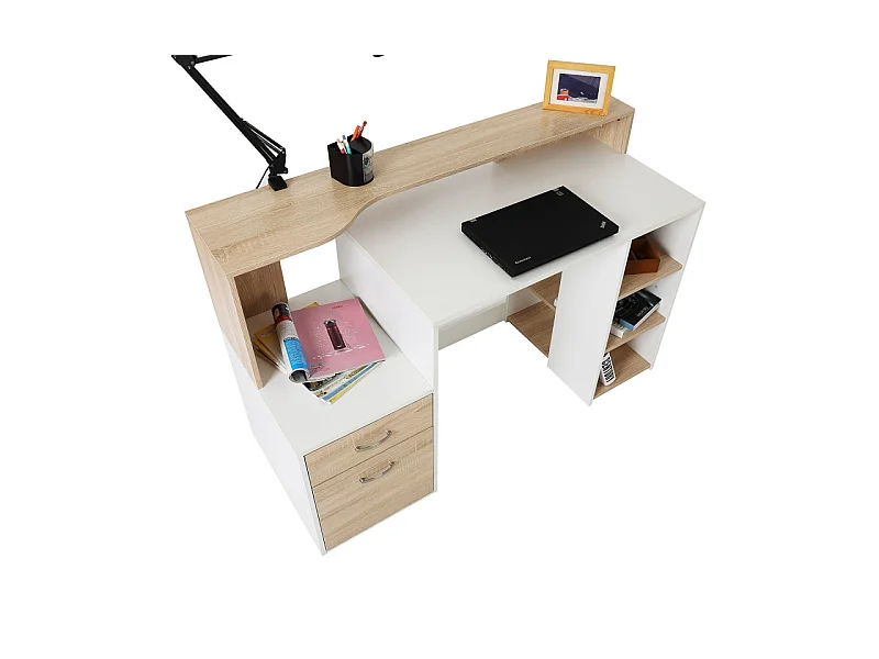 Bureau informatique Ase hêtre blanc