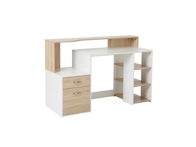 Bureau informatique Ase hêtre blanc