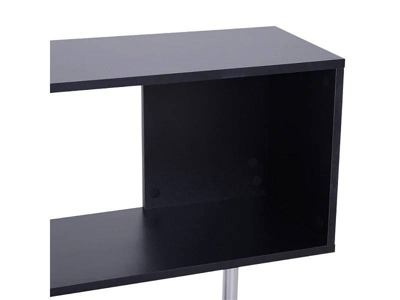 Bureau d'angle Noir en L