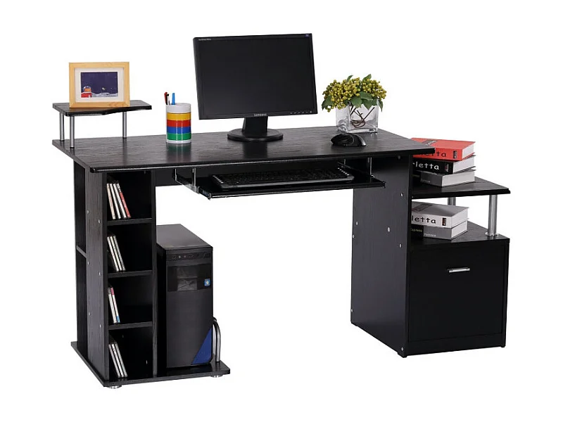 Bureau informatique Tropicolo Noir