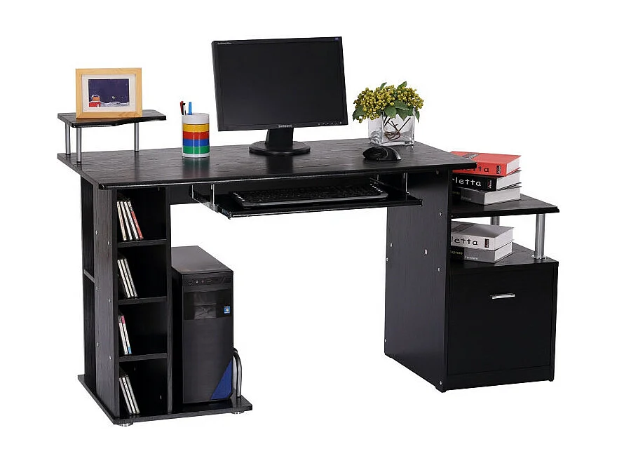 Bureau informatique Tropicolo Noir