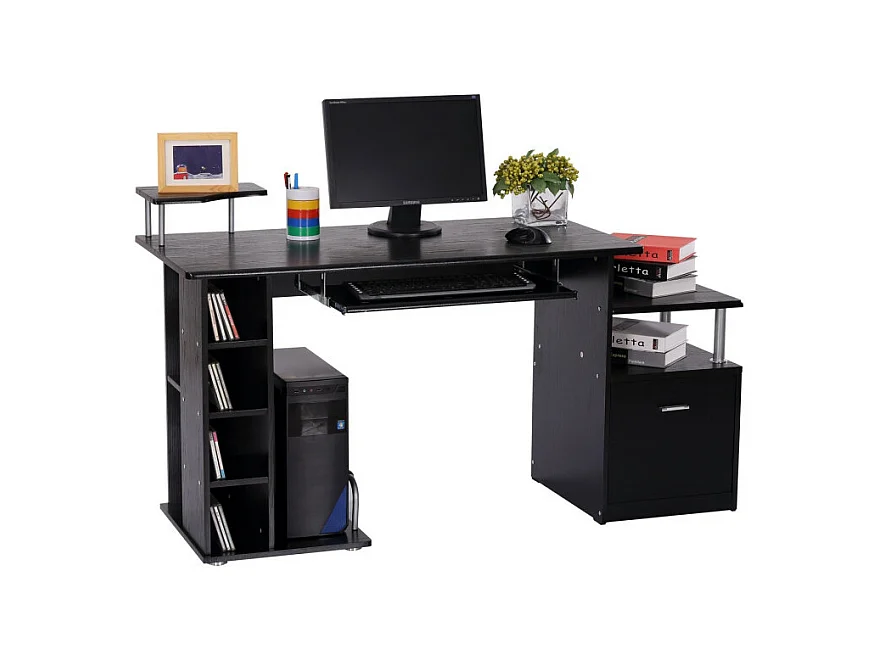 Bureau informatique Tropicolo Noir