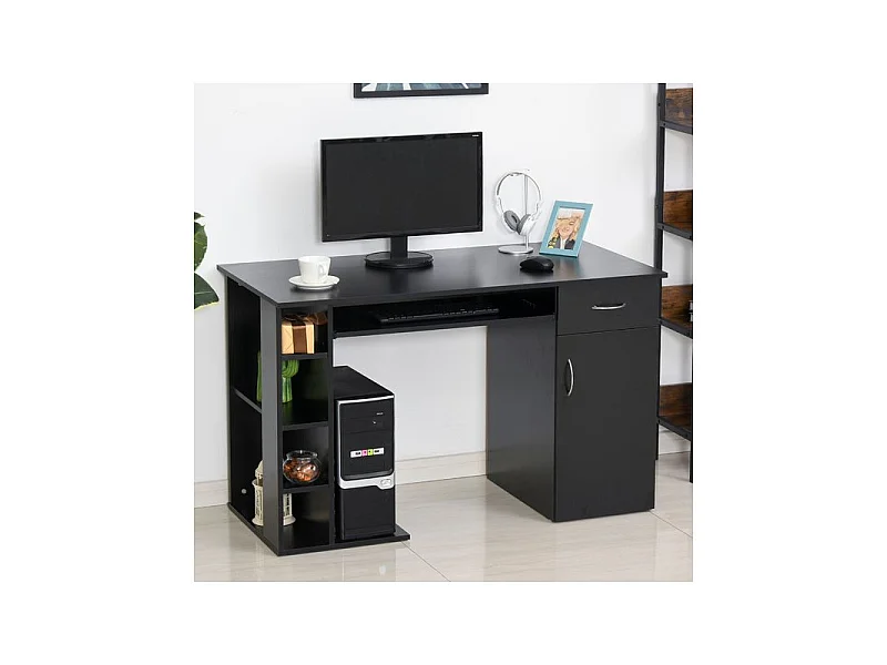 Bureau informatique STELLAR noir