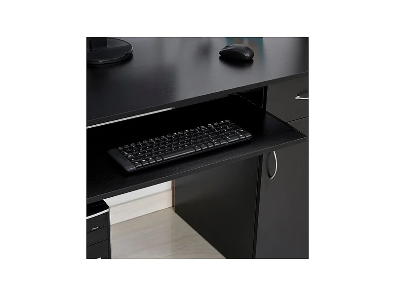 Bureau informatique STELLAR noir