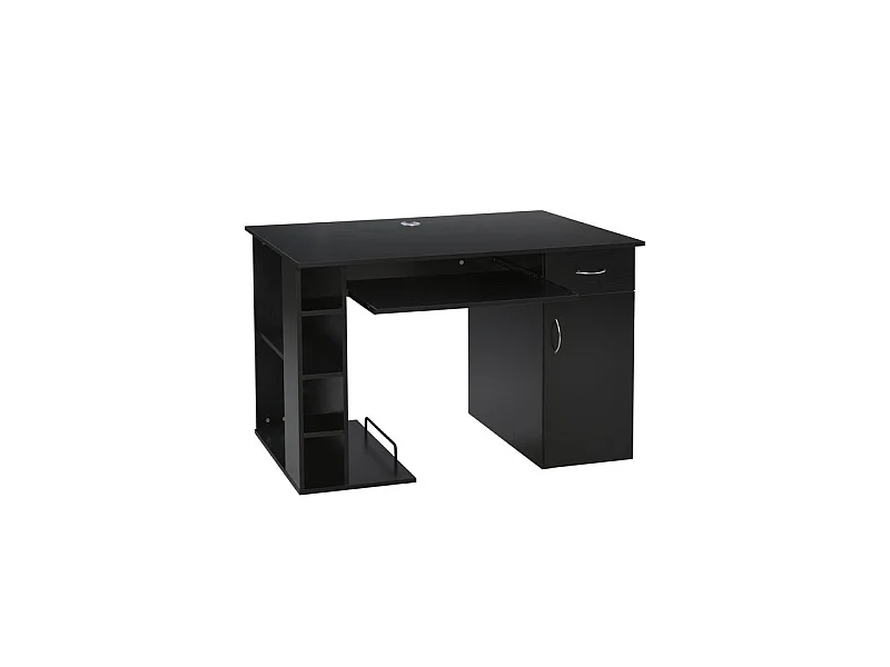 Bureau informatique STELLAR noir