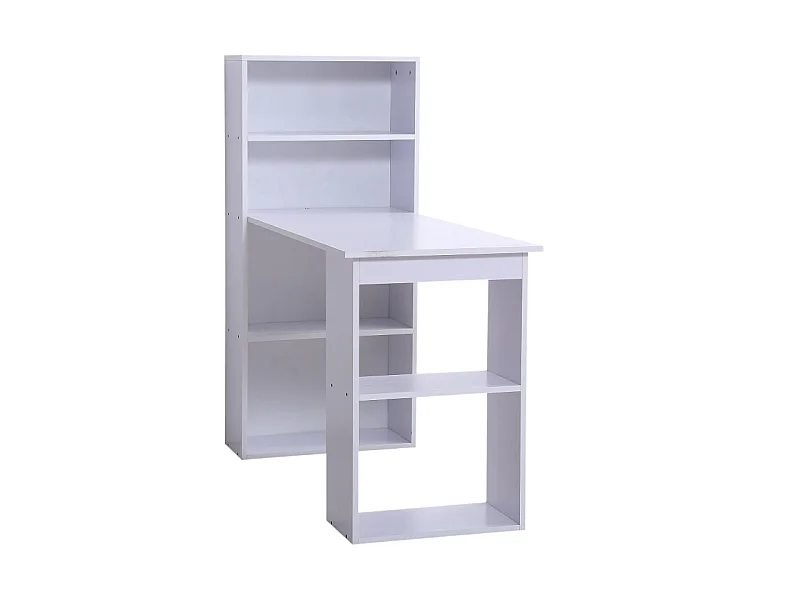 Bureau multi-rangement Elina blanc