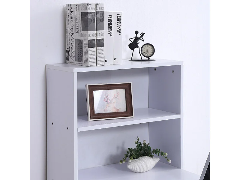 Bureau multi-rangement Elina blanc