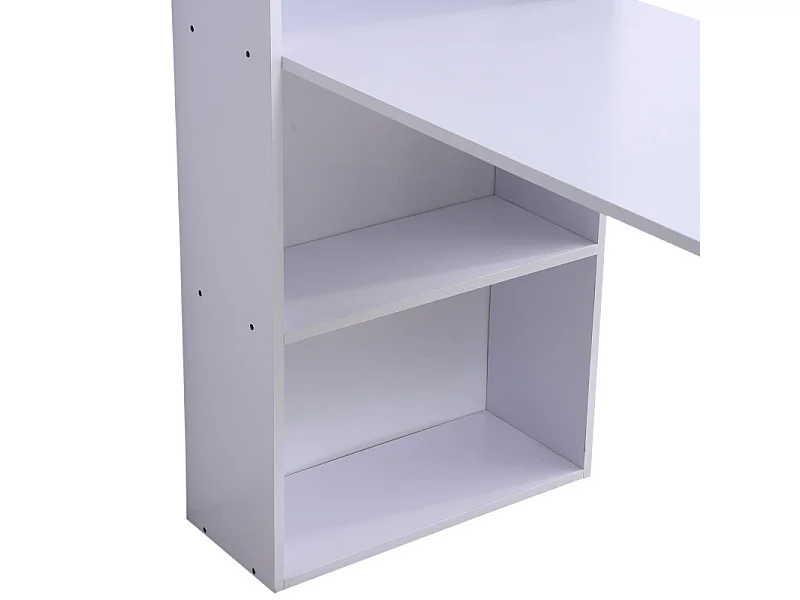 Bureau multi-rangement Elina blanc