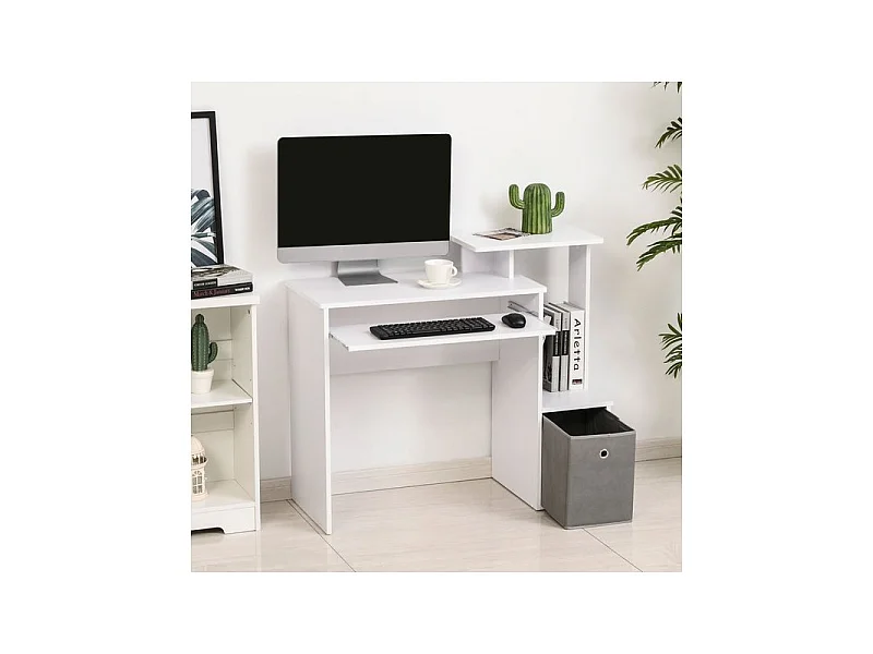 Bureau informatique CASTA blanc