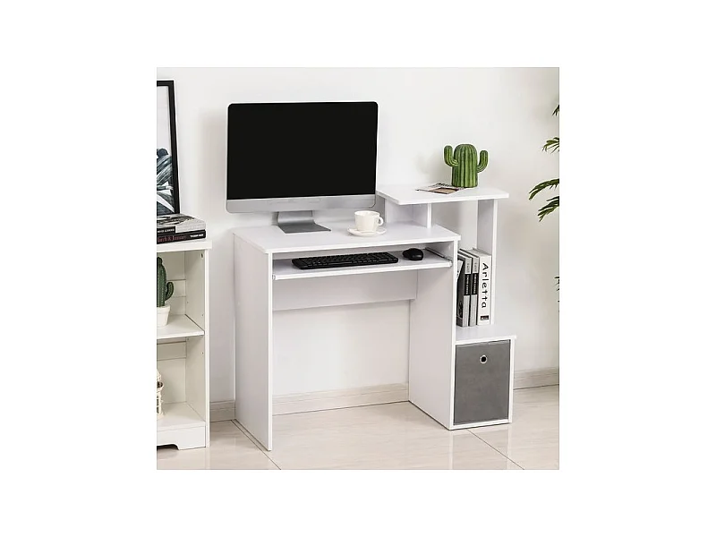 Bureau informatique CASTA blanc
