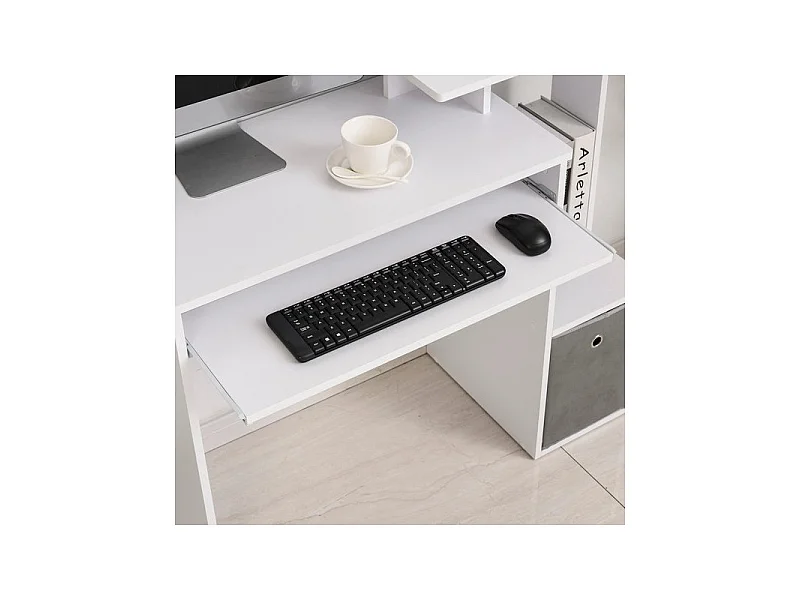 Bureau informatique CASTA blanc