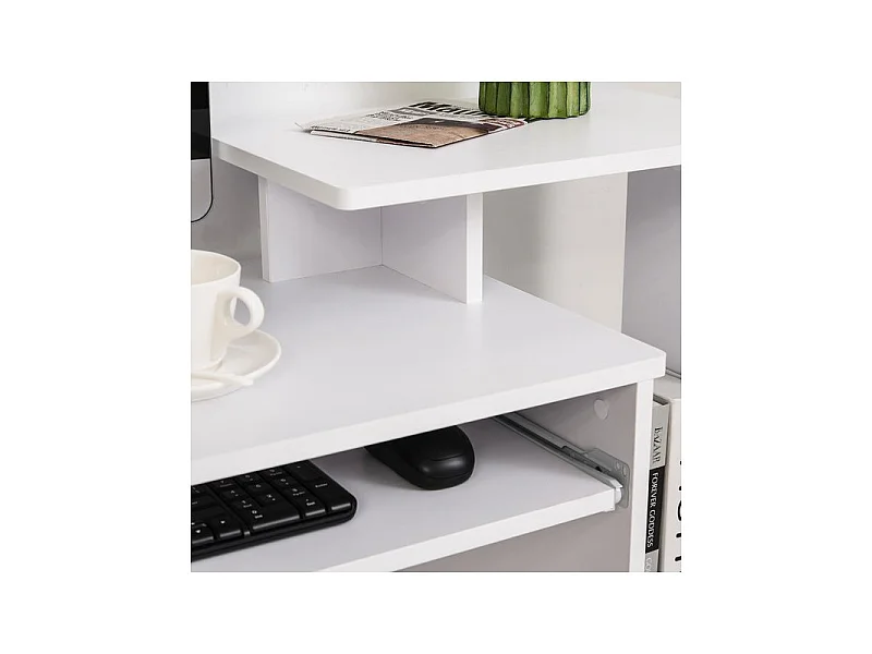 Bureau informatique CASTA blanc