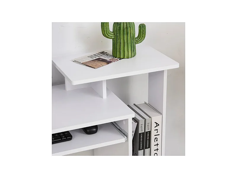 Bureau informatique ELIOTT blanc