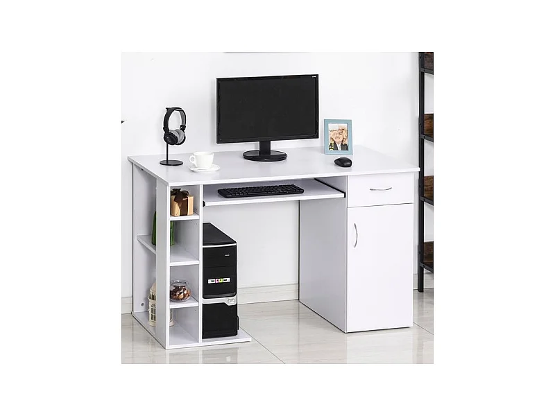 bureau informatique HILDE blanc