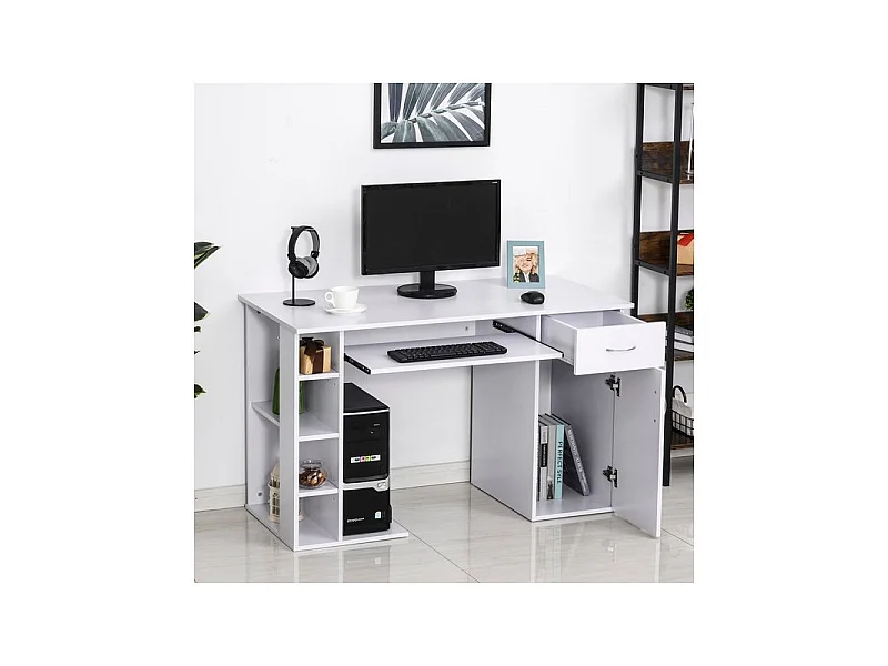 bureau informatique HILDE blanc