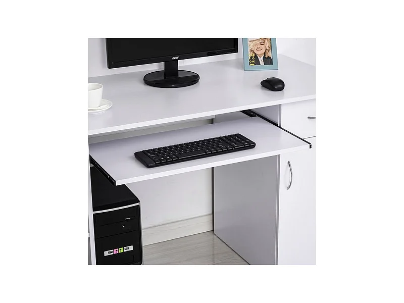 bureau informatique HILDE blanc