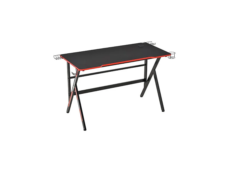 Bureau Gaming YAZZ noir et rouge