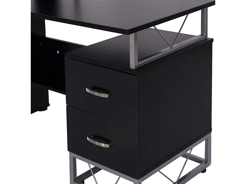 Bureau informatique Edwynn noir