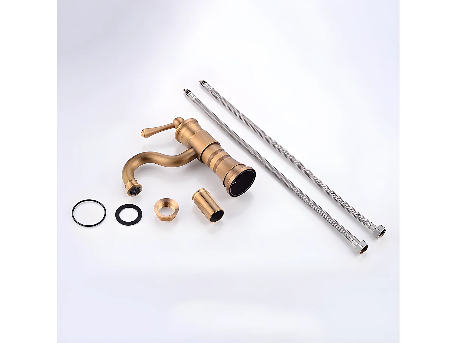 Robinet Salle De Bain Mitigeur Lavabo Laiton Antique Monocommande